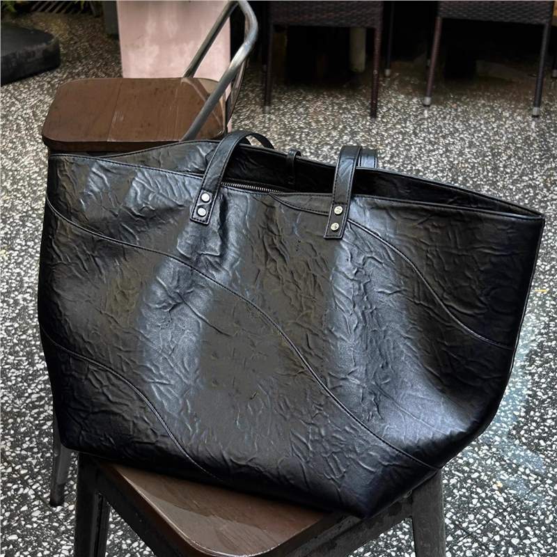 2026 Women’s Large Capacity Tote Bag, Minimalist High-End Shoulder Handbag, Niche Daily Work Bag