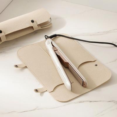 Felt Pad Hair Curling Wand Cover Hair Straightener Storage Bag Hairdressing Curling Iron Insulation Mat Heat Resistant Pouch