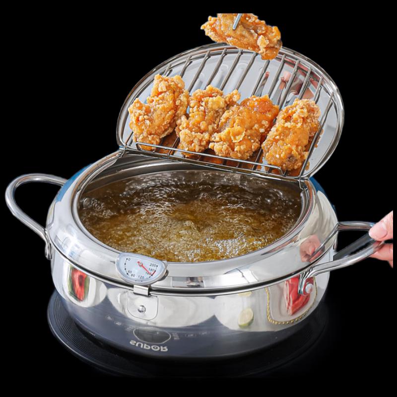 Yuzhou 304 Stainless Steel Tempura Deep Fryer