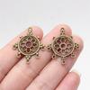 Accessoires Pièces Connecteur Boucle d'Oreille Rond Multi-Trous Fournitures de Bijoux de Mariage ZA044