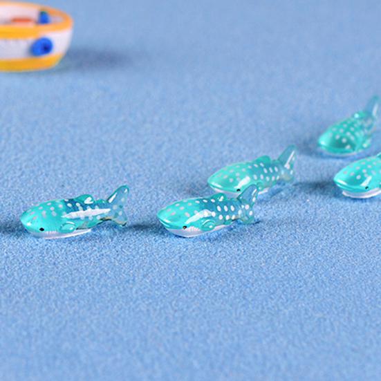 5шт фигурки акул садовый мох микро бонсай украшения пейзаж DIY стол декор — фото 4