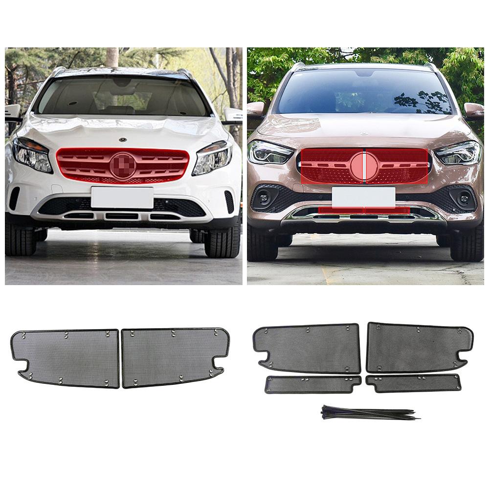 

Для Mercedes Benz GLA X156 2017 2018 передние грили защитная сетка от насекомых для конденсатора радиатора, защита от насекомых, песка