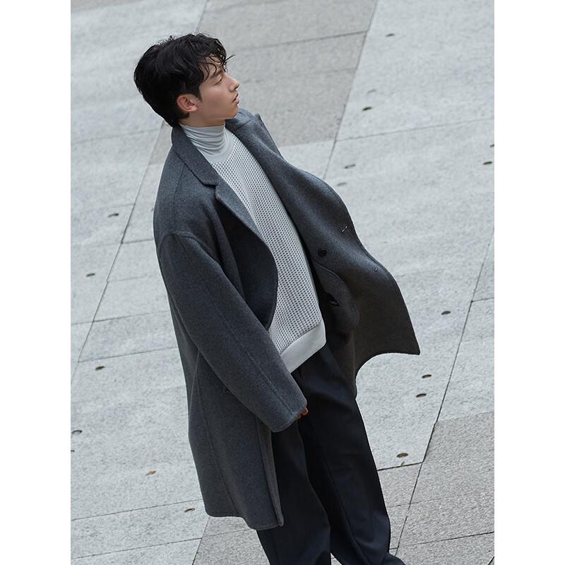GXG Men's 2024 Winter Long Wool Blend Overcoat