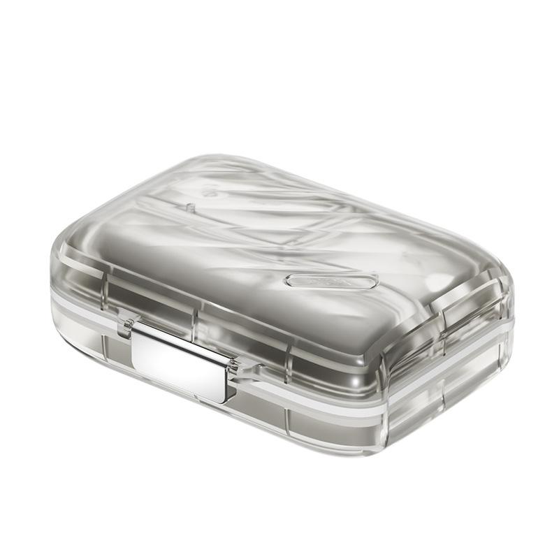 Portable Weekly Pill Box Waterproof And Moisture-Resistant Food-Grade Material 7-Compartment Storage Box Travel Pill Organizer