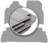 Gray Car Mats For: Nissan Cube Z12 Keicar (2008-2011)