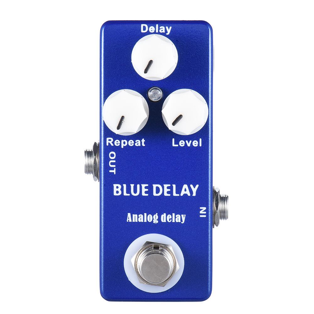 Moskyaudio Blue Deep Delay Guitar Effect Pedal синий