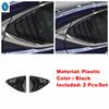 Pannello Decorativo Copri-Finitura Presa d'Aria a Lamelle tipo Shutter per Finestrino Posteriore Laterale Auto in Fibra di Carbonio per Lexus ES 2018 - 2025 Accessori Esterni
