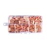 Copper Tube Connector Kits 250pcs 7 Different Diameters 1.5mm 2.0mm 2.5mm 3.0mm 4.0mm 5.0mm 6.0mm; 12mm 0.47inch Length