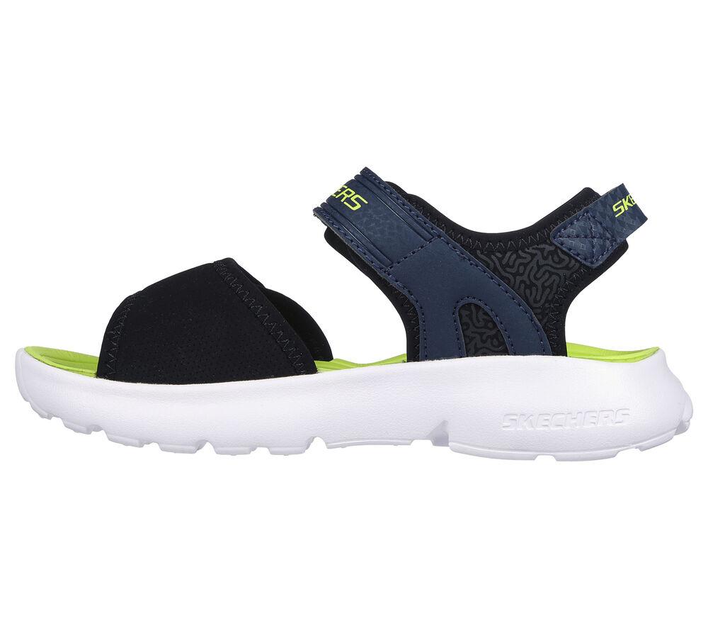 Sandals Skechers Black / Lime Razor Splash