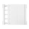 Tension Shelf Adjustable Closet Divider 24cm Width Storage Rack for Cabinet Wardrobe