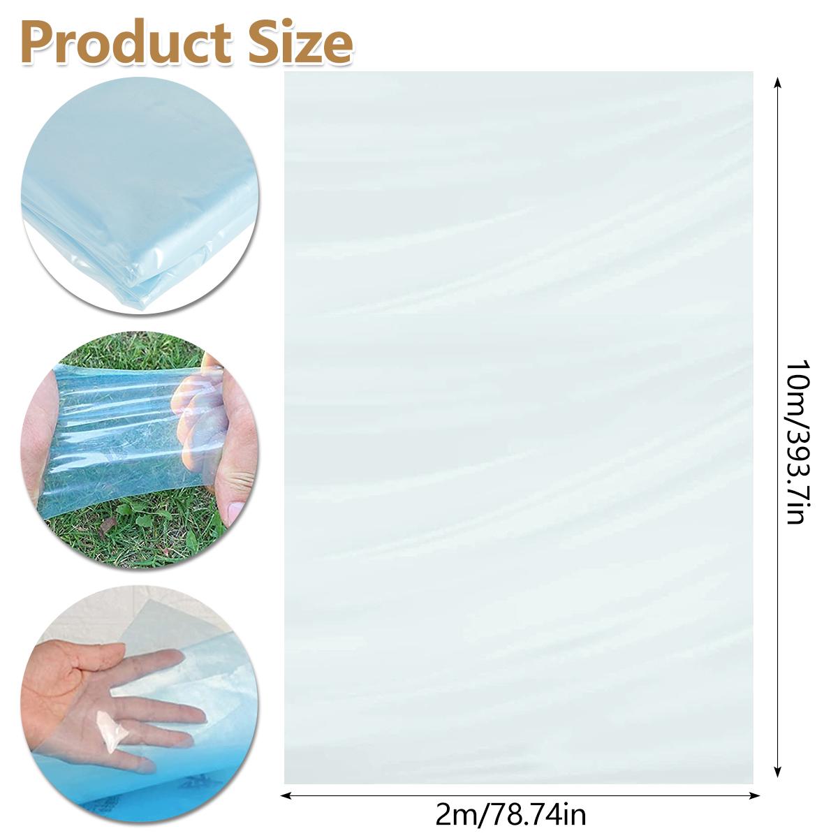 

Прозрачная пластиковая пленка для теплицы, полиэтиленовая пленка для покрытия растений, устойчивая к ультрафиолетовому излучению, морозостойкость для сада, сельского хозяйства