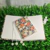Fromthenon A5 A6 Fabric Rose Notebook Cover Planner Case Cover Protective Journal Cover Protector Office Stationery Supplies