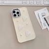 Milk White Pearl Love 14 Apple 17 Mobile Phone Case Iphone 13 Three Dimensional 11 Suitable for 15 Small Fragrance 16promax