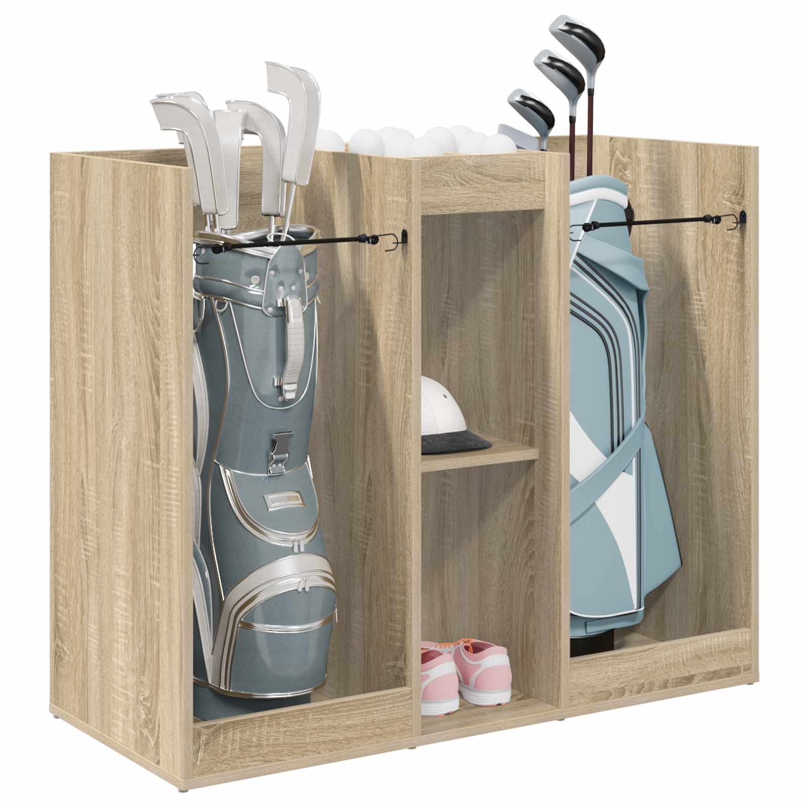 Golf Cabinet Solid Sonoma Oak 102