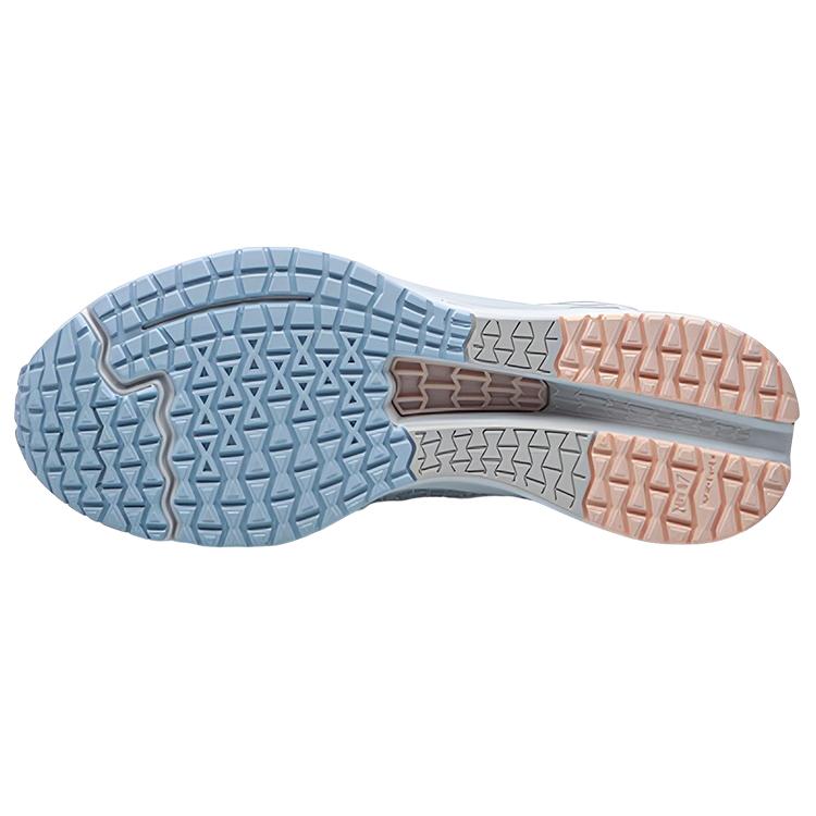 New LiNing Red Hare 4 Cushioned Abrasion Resistant Slip Resistant Low Top Running Shoes Women's Blue Pink ARBP046-16