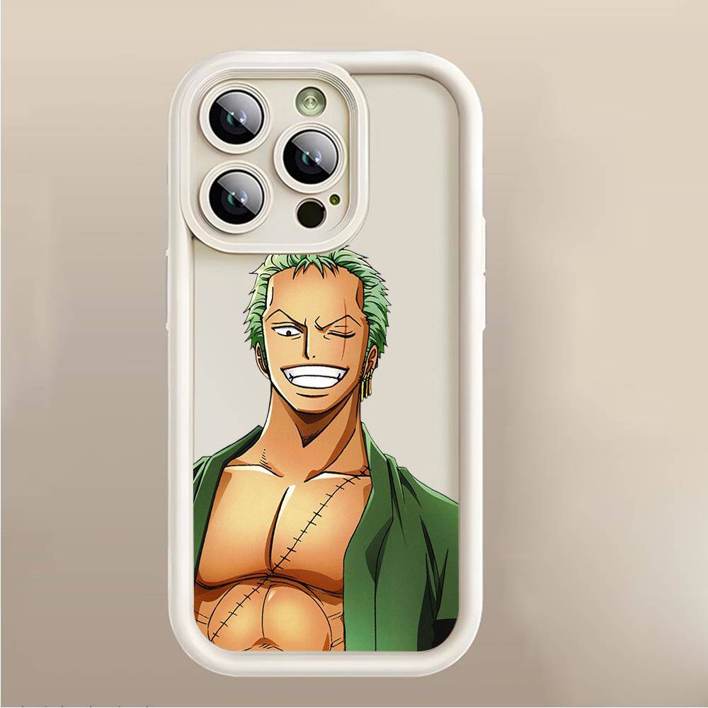 D-28 One Piece Zoro  Case for iPhone 15 14 13 12 8 Plus Samsung S24 S23 Ultra A04S A05S Huawei P40 P50 P60 Nova 11 Pro Max OPPO A17K Reno 10