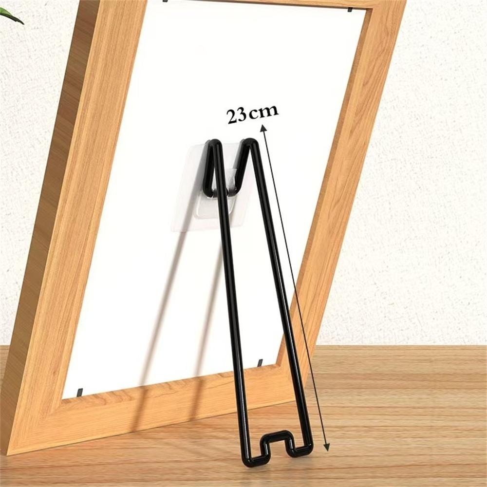 No Drill No Nail Photo Frame Stand Desktop Display Holder For Pictures Albums And Artwork Easy Setup Sturdy Support Only Bracket