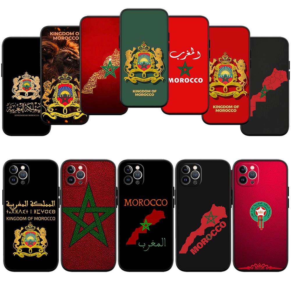 Morocco Flag Case for Motorola Edge 60 60s 70 G86 G56 G54 E14 G04S G45 G54 G64 S30 S50 X30 X40 X50 Pro Power
