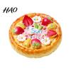Handmade Jewelry Making Components 2Pcs Mini Resin Pizza Ornaments, Realistic Miniatures, Tiny Food Ornaments for DIY Craft Project, Doll Mansion