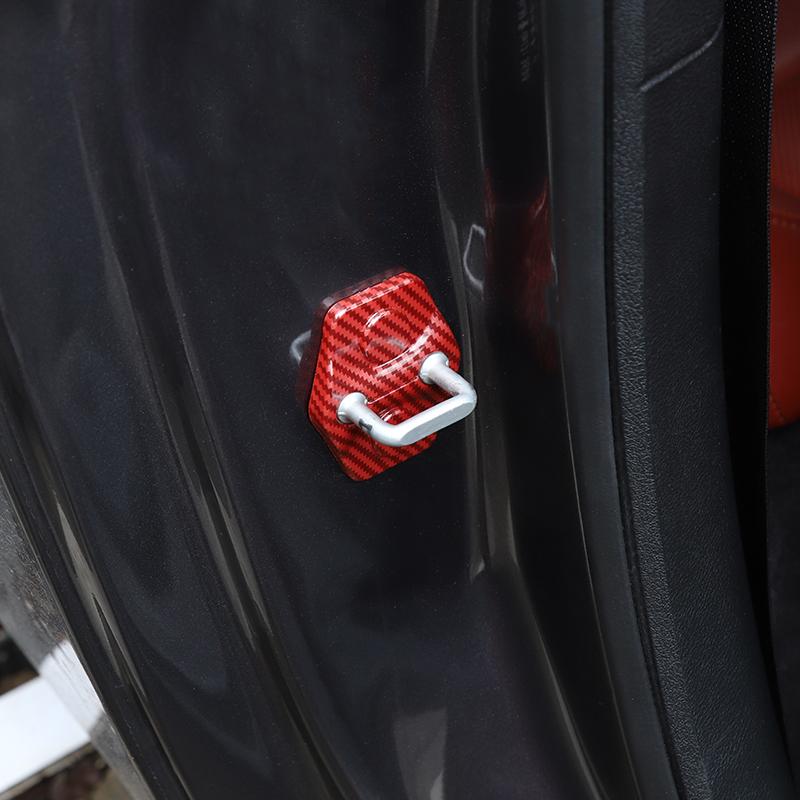 Krycí samolepka dekorace na západku dveří ABS vhodná pro Dodge Challenger 2012 Up Příslušenství interiéru auta