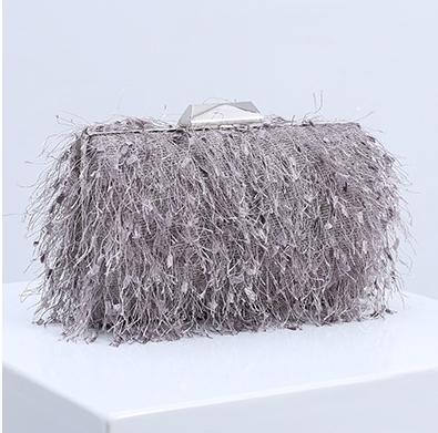 Fashion Tassel Clutch Bag Sling Shoulder Bags Handbags for Women Designer Luxury Evening Party Clutches Purse 2024 Sac A Main