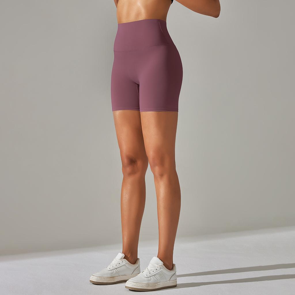 Align Damen-Yoga-Shorts mit hohem Bund – butterweich und federleicht! Ideal zum Laufen, Radfahren und für Fitness. 31 Farben.