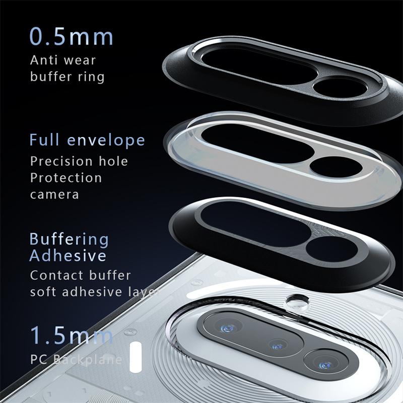 For Nothing Phone 3a Case Nothing Phone 3a 5G Cover Luxury Clear PC TPU Shockproof Protector Phone Back Cover Nothing Phone 3a