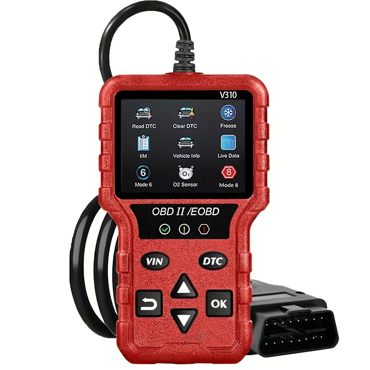 

2026 V310Automobile Voltage Tester, Engine Fault Code Reader, Battery Charging Tester красный