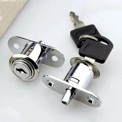 Useful Cam Cylinder Locks 22/32mm Tongue Door Bolt Latch Wooden Cabinet Wardrobe Sliding Door With Key Alloy Furniture Hardware