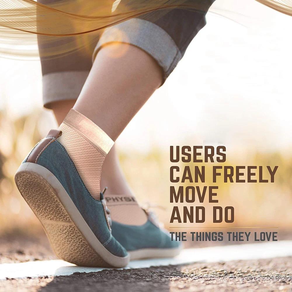 1 Pair Sports Plantar Fasciitis Socks With Arch Support, Ankle Compression Sleeves Brace For Foot Pain Relief Swelling