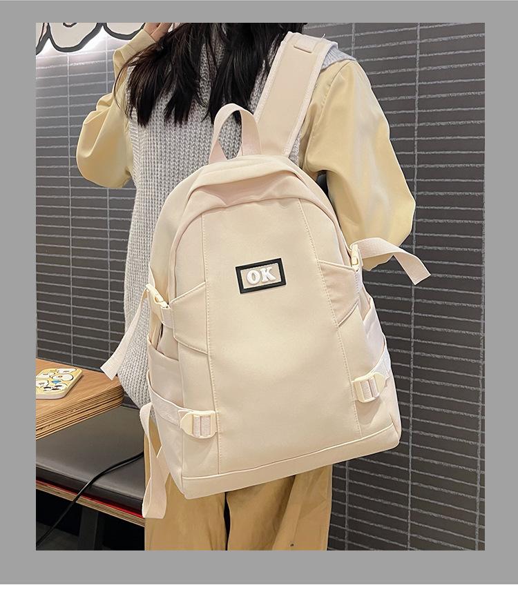 Schoolbagins Japanese Large-capacity Computer Backpack Schoolbag Female College Student Korean Version High School Travel Backpack Male Junior High