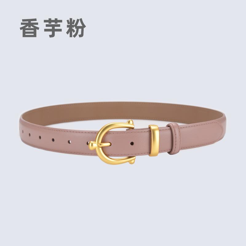 Four Seasons Available New Belt Women'S Jeans Simple And Versatile Belt New Decorative Fashion Student Pants Belt