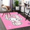 Office Rug My Melody, Kawaii Anti-Slip Rug, Machine Washable for Living Room, Bedroom, Office, Multiple Sizes, Bedroom Mat, Decorative Mat, Durable Ma