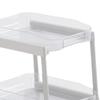 2 Tier Pull Out Drawer Storage Containers under Sink Organizer Stackable