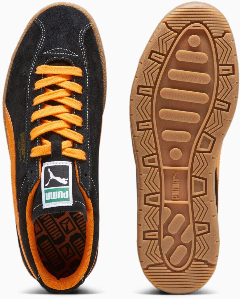 Tênis Puma Delphin (390685) preto/torta de abóbora