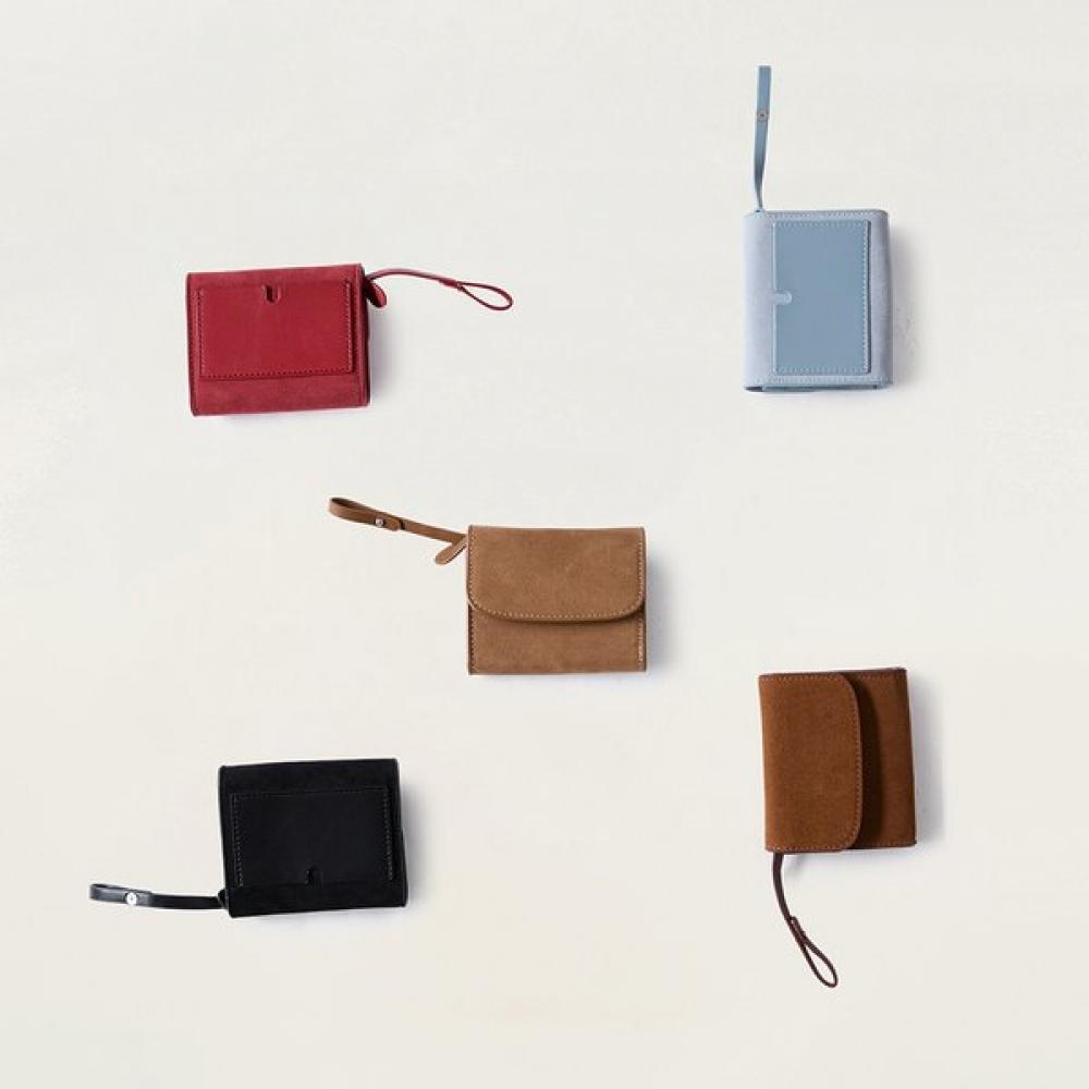 Allincomplete Luna Card Wallet Suede  5 Colors 