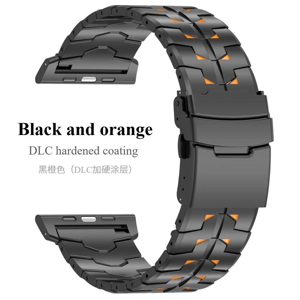 

Титановый ремешок для Apple Watch Ultra 2 49 мм, ремешок для серии 10 46 мм 8 9 7 se 6 5 4, браслет для iWatch ultra 49 44 мм 45 мм 42 мм Ultra1/2 49mm