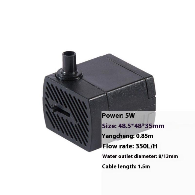 Ultra-Quiet Submersible Water Fountain Pump Filter Fish Pond Aquarium Water Pump Tank Fountain Ac220V
