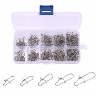 200PCS Quick Change Fishing Snap Connector 0# 1# 2# 3# 4# Fishing Link Rigs  Sea Fishing