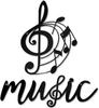 2-Piece Music Metal Wall Decor Set – Black Treble Clef and Music Notes, Stylish Iron Wall Art for Contemporary Home Decoration