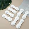 Premium Adjustable Plastic Cabinet Safety Drawer Locks Secure Anti-Pinch Door Locks for Home Improvement Kitchen