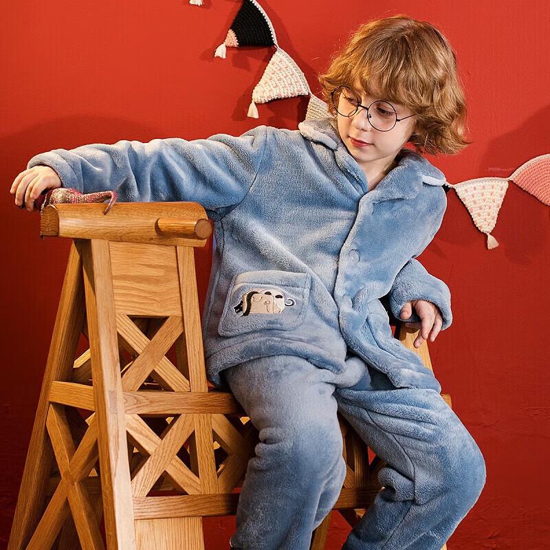Fenteng Boys' Flannel Pajamas