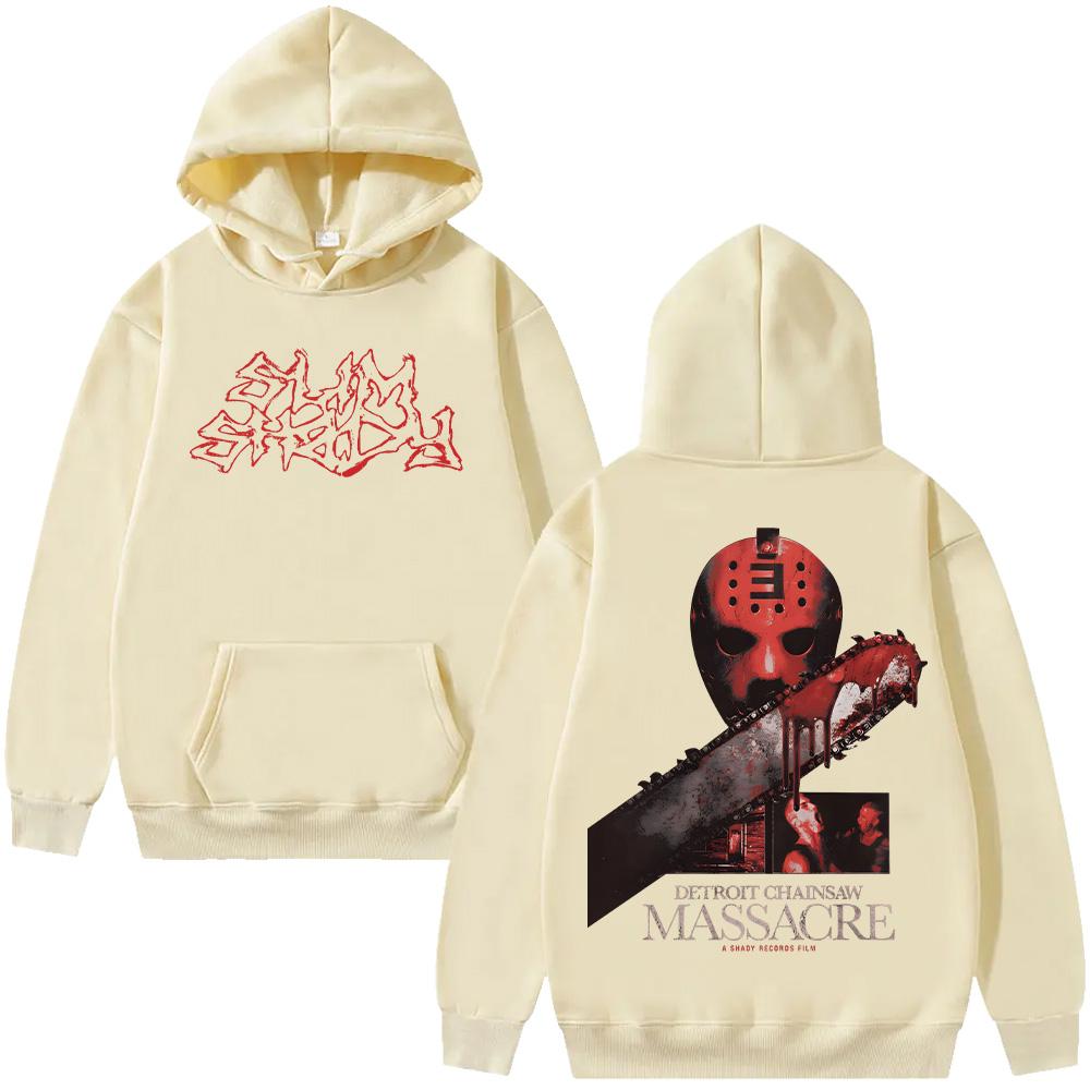 Eminem Massacre Hoodie Men Casual Vintage Pullover Man Hip Hop Hoodie Mens Fashion Oversized Sweatshirt Gothic Unisex Streetwear