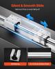Linear Rail Kit, SBR20, 2Pcs 2000 mm (78.74 inch) Linear Motion Guide Rails and 4Pcs Bearing Slide Blocks, Fully Supported Shaft, for Cutting,