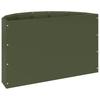 Planter Olive Green 60 X 30 X 35 Cm Steel