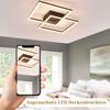 Plafonnier LED - NETTLIFE - Cristal 24W - 46 cm - Noir - 3000K Blanc chaud