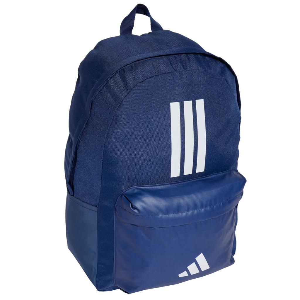 Adidas Classic 3 Bar Logo Backpack, Unisex Navy Backpack