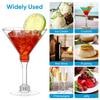Luxshiny Plastic Cocktail Glasses, Set of 20, 5.07 oz, Clear, Short Type, Stable Design, Disposable Party Cups, Suitable for Wine, Table Decoration