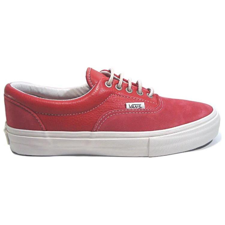 Vans Vault Era LX Jester Red Limited Edition Cushioning, Wear Resistant Low top Skateboard Shoes Unisex Red VN0SFKDY3