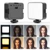 100 LED Mini Portable Photography Light 2900 6500K Adjustable Brightness 240LM USB C/2A Battery Power For Macro Video